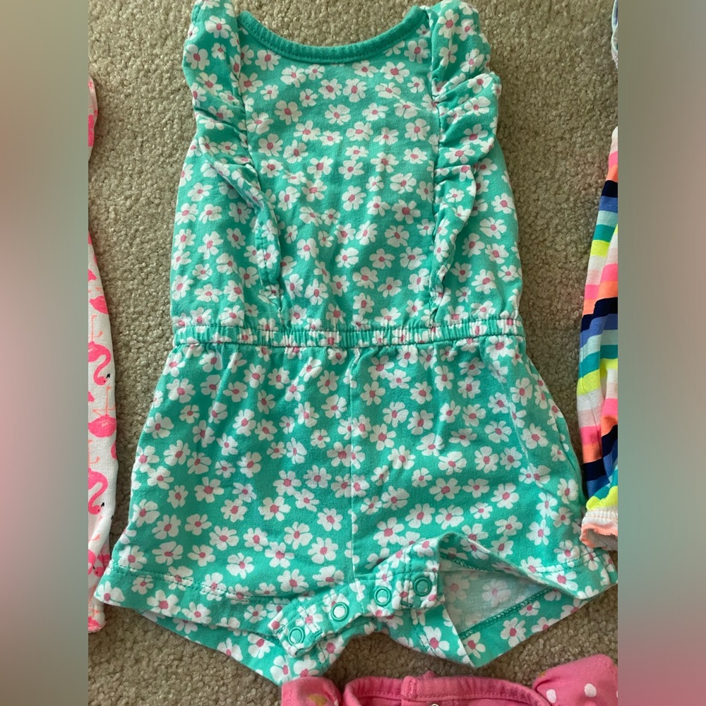 6 month baby girl Carter's romper/dress set - Picture 7 of 7